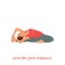 Yoga Revolved Head to Knee Pose