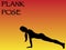Yoga Woman Plank Pose