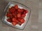 Yoghurt, muesli and strawberries