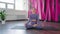 Yogi woman meditating in lotus position