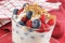 Yogurt berry parfait