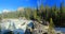 Yoho National Park, Canadian Rocky Mountains, Kicking Horse River rushing through Natural Bridge, British Columbia, Canada