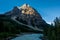 Yoho river. Mt Field. Rocky Mountains. Canada.