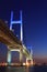 Yokohama Bay Bridge in the twilight