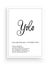 Yolo definition, minimalist poster design, noun description