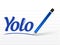 yolo sign message illustration design