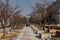 Yonsei University private university in Seoul during winter morning at Seodaemun-gu , Seoul South Korea : 5 February 2023