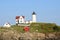 York Lighthouse in York, Maine, USA