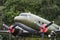 YORK, UK - 6TH AUGUST 2019: WW2 Douglas Dakota IV C-47B on display at Yorkshire Air Museum