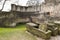 YORK, UK - MARCH 30: Ruins of the Multangular Tower, the last su