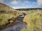 Yorkshire dales moorland packhorse bridge