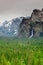 Yosemite Bridal Veil falls and valley