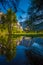 Yosemite Falls Reflection in the Merced River Vertical Compositi