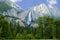 Yosemite Falls In summer On A Clear Day