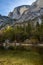 Yosemite mountain and lake view