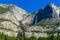 Yosemite Upper and Lower Falls in the Yosemite National Park, California, USA