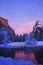 Yosemite valley in winter