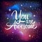 You are awesome. Greeting card