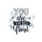 You are the best friend hand written lettering positive quote po