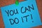 You Can Do It! Note on Pinboard