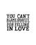 You can\\\'t blame gravity for felling in love.Hand drawn typography poster design