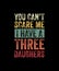 You Can\\\'t Scare Me I Have Three Daughters Funny Mom Dad Gift TShirt