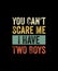 You Can\\\'t Scare Me I Have Two Boys Funny Sons Mom Dad Gift TShirt