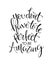 You don`t have to be perfect to be amazing motivational quotes, hand lettering