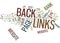 Are You Hung Up On Page Rank And Back Links Word Cloud Concept