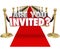 Are You Invited 3d Words Red Carpet Exclusive Special Event