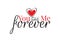 You and Me Forever, Wall Decals, Wording Design, Lettering, Vector. Heart Illustration