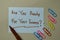 Are You Ready For Your Exams? write on sticky notes isolated on office desk