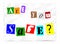 Are You Safe Security Ransom Note Words