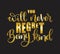 You will never regret being kind. Inspirational hand lettering quotes