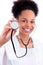 Young african american doctor with a stethoscope - Black people