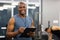 Young african american male personal trainer