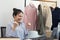 Young asian entrepreneurs are excited about hitting today\\\'s clothing sales target