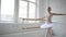 Young ballerina in ballet class