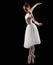Young ballerina isolated