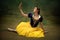 Young ballet dancer as a Snow White, modern fairytales