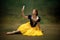 Young ballet dancer as a Snow White, modern fairytales