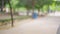 Young beautiful hispanic woman smiling happy using smartphone at the park