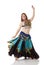 Young belly dancing girl