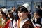 Young boy in albanian traditional costume at a ceremony marking the 10th anniversary of Kosovo`s independence in Dragash