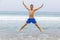 Young boy at the beach