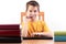 Young Boy With Books