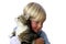 Young Boy with cat
