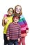 Young boy and two girls with face painting of cat, butterfly and