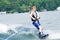 Young Boy on Wakeboard