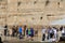 Young Boys and Other Jewish Men at the Wailing Wall